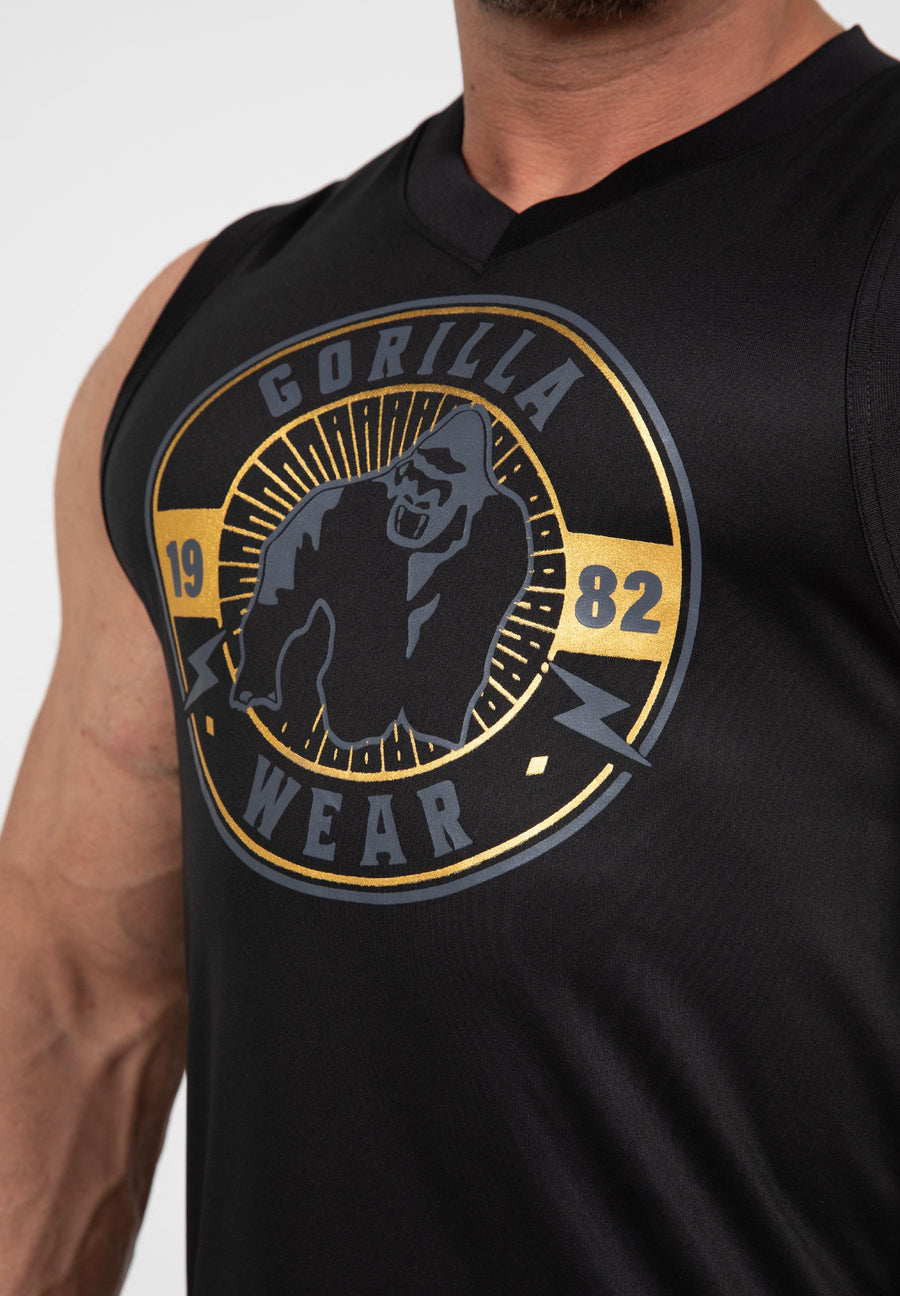 Orlando Jersey Tank Top - Black -