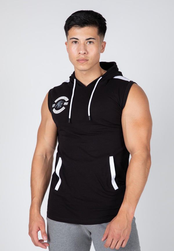 Oswego S/L Hooded T-Shirt - Black -