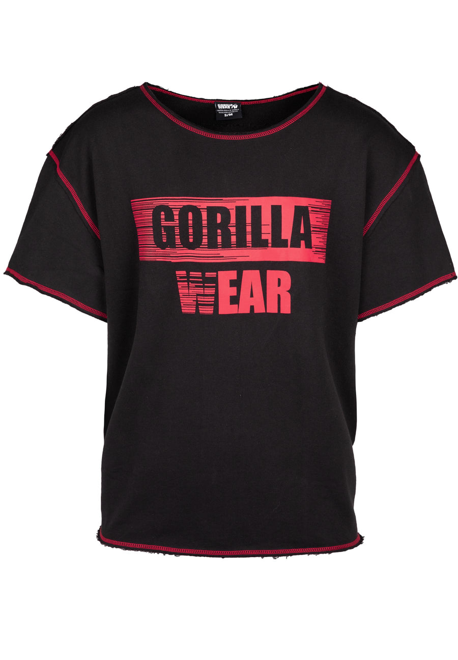 Wallace Workout Top - Black/Red -
