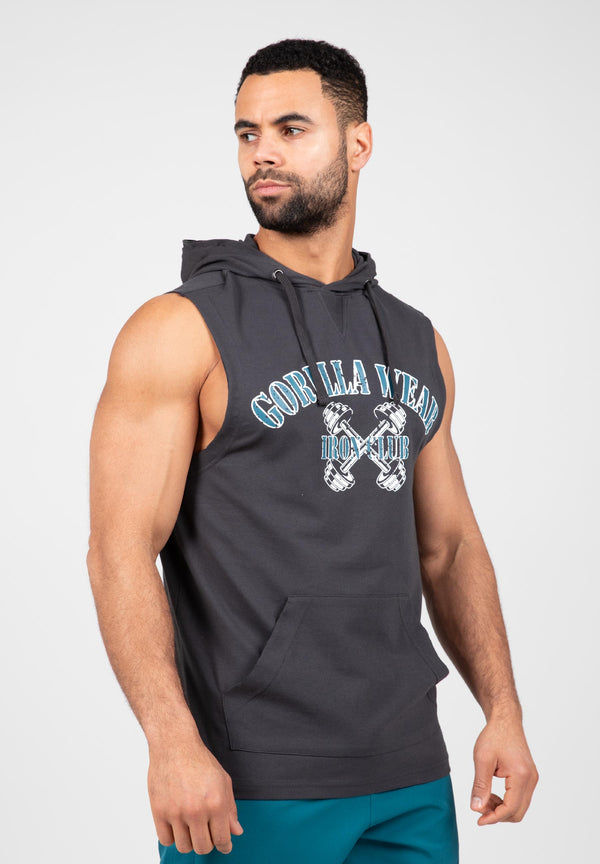 Chico S/L Hooded T-Shirt - Dark Gray -