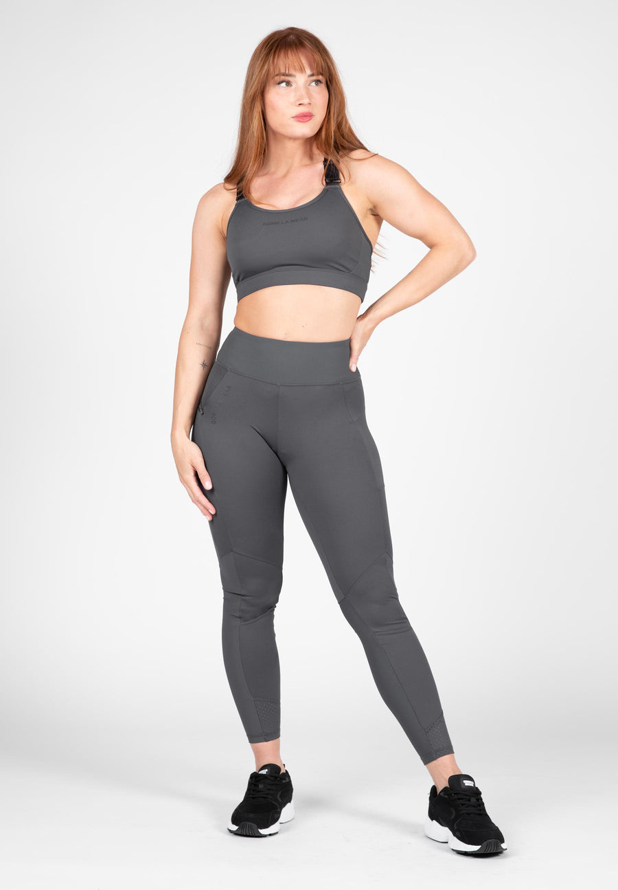 Monroe Sports Bra - Gray -