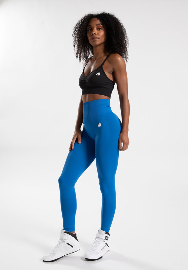 Olivia Seamless Leggings - Blue -
